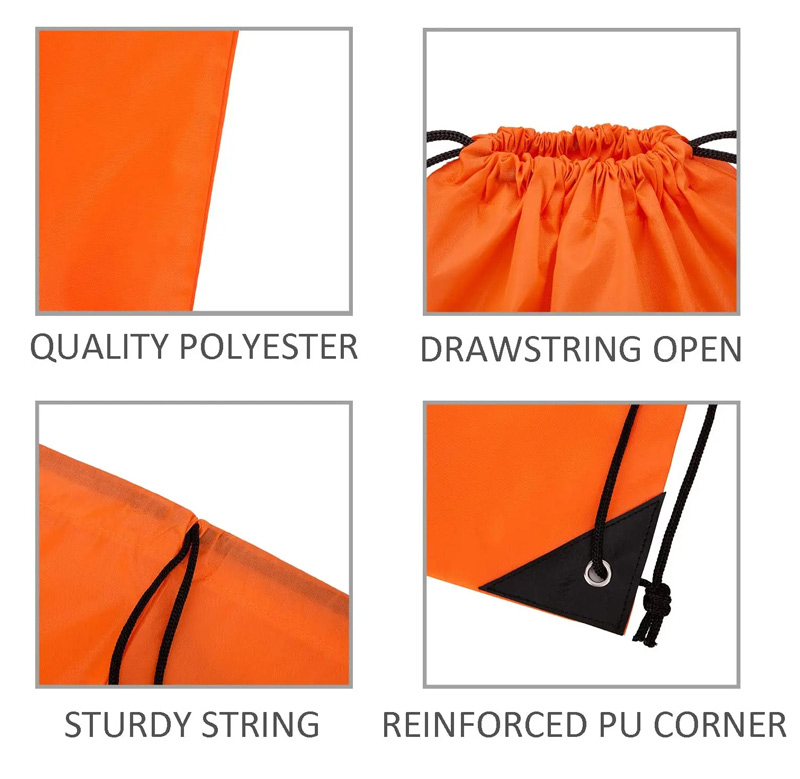 Polyester drawstring bag